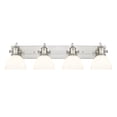 thumbnail image 1 of Yep by Golden Lighting Hines 4-light Vanity in Pewter and Opal Glass, 1 of 1