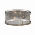 thumbnail image 1 of Golden Lighting 3168-Fm11 Channing 2 Light 11" Wide Flush Mount Drum Ceiling Fixture -, 1 of 6