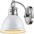 thumbnail image 1 of Golden Lighting 3602-BA1 CH-WH Traditional, Chrome- Vanity Light, Bathroom Vanity Light, Bathroom Lighting, Bathroom Lights Over Mirror, Bathroom Vanity Lights Over Mirror,, 1 of 4