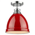 thumbnail image 1 of Golden Lighting 3602-FM CH-RD Duncan Chrome Flush Mount, 1 of 2
