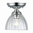 thumbnail image 1 of Golden Lighting 6952-SF7 CH-CLR Audra 1-Light Semi-Flush Mount in Chrome with Clear Glass, 1 of 1