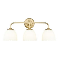 Golden Lighting 6954-Ba3 Dorinda 3 Light 7" Wide Vanity Light - Brushed Champagne Bronze /