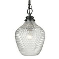 thumbnail image 1 of Golden Lighting Adeline 1-light Pendant in Matte Black, 1 of 4