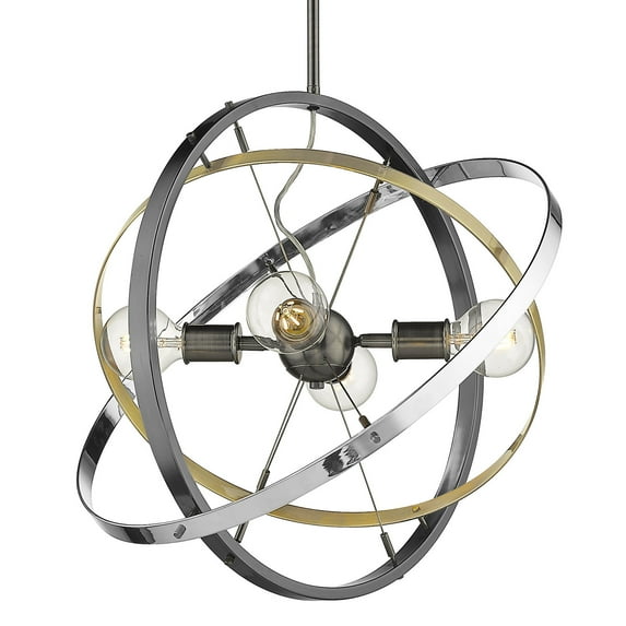 Golden Lighting Atom 4 Light Chandelier
