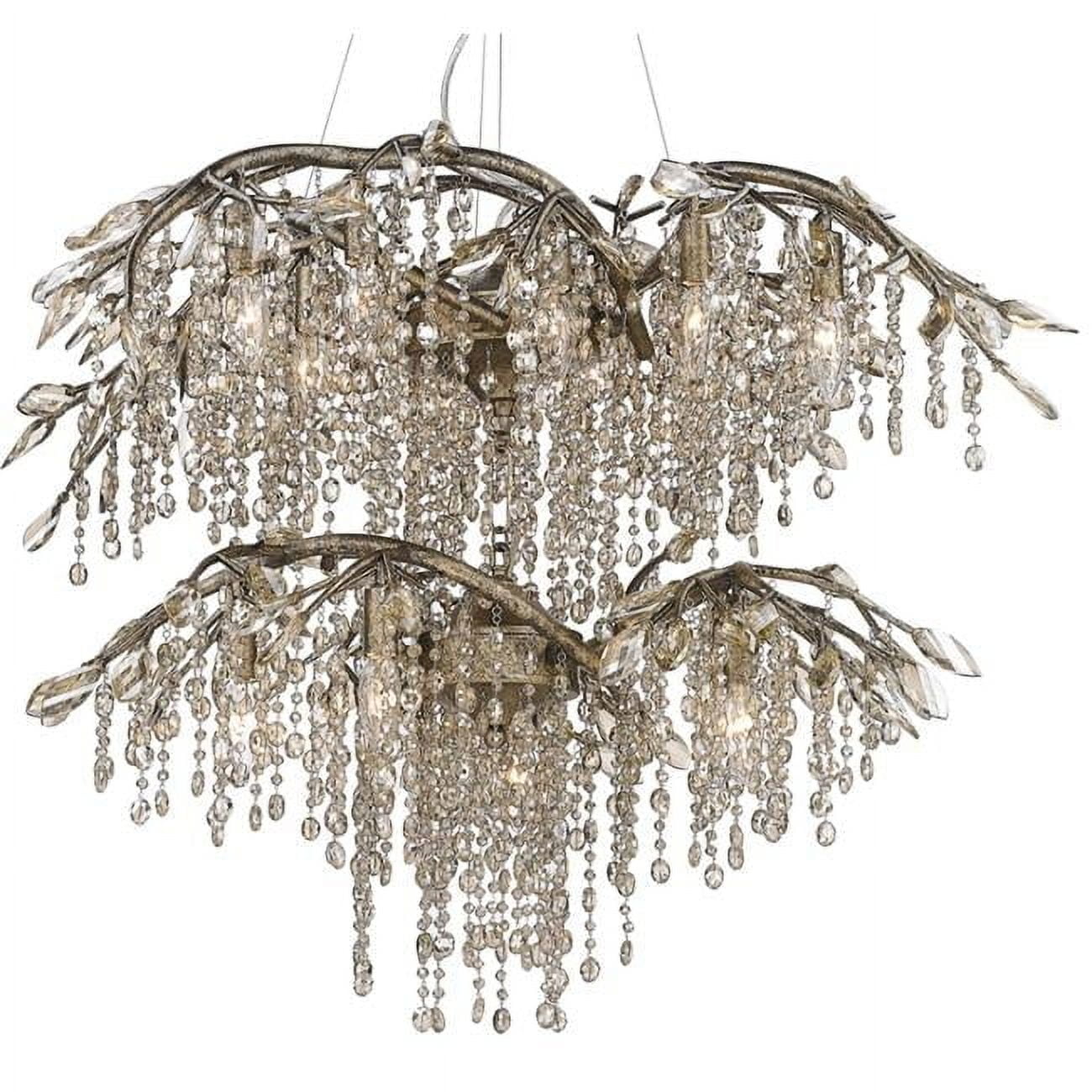 Mystic Gold Autumn Twilight Crystal 18-Light Chandelier