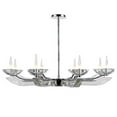 thumbnail image 1 of Golden Lighting C149-08-CH Nan 8 Light Chandelier in Chrome,, 1 of 2