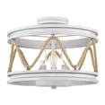 thumbnail image 1 of Wry Lighting Chatham 3-light Semi-Flush Mount in Gray Driftwood, 1 of 4