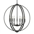 thumbnail image 1 of Golden Lighting Colson 9-light Chandelier in Matte Black, 1 of 9