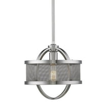 Golden Lighting Colson 1-light Pendant in Pewter with Pewter shade