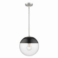 thumbnail image 1 of Golden Lighting Dixon 1-light Pendant in Pewter, 1 of 7