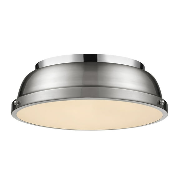 Golden Lighting Duncan 14" Flush Mount