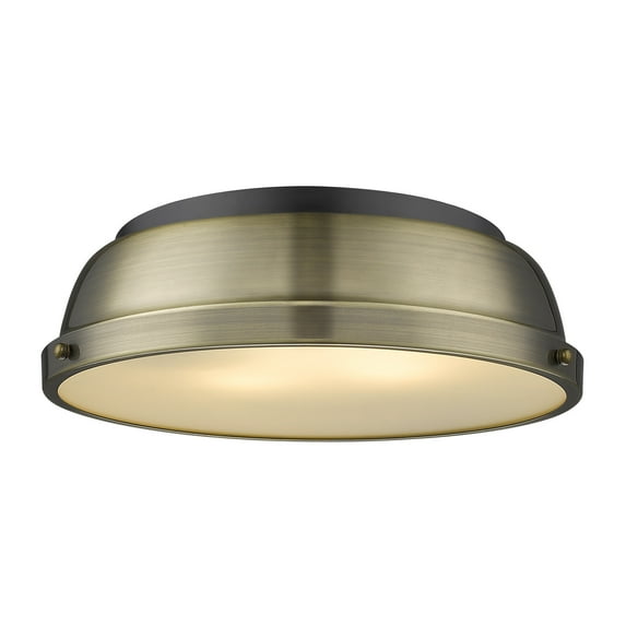 Golden Lighting Duncan 14" Flush Mount