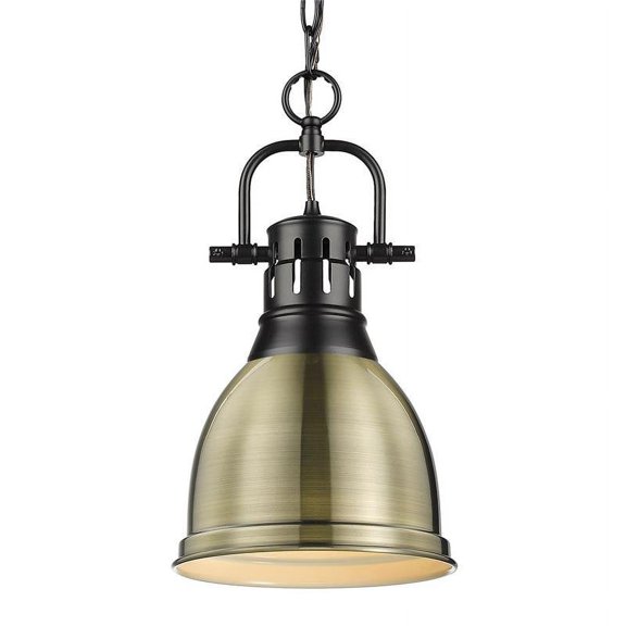 Golden Lighting Duncan Small Pendant with Chain