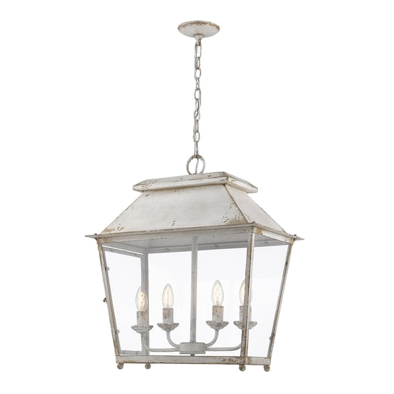 Golden Lighting Abingdon 4-light Pendant in Antique Ivory
