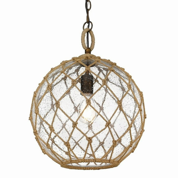 Wry Lighting Haddoc 1-light Pendant in Burnished Chestnut