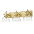 thumbnail image 1 of Yep by Golden Lighting Hines 3-light Vanity in Brushed Champagne Brass, 1 of 2