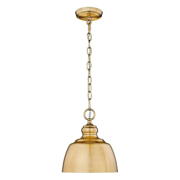 Wry Lighting Holmes 1-light Pendant in Modern Brushed Gold