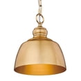 thumbnail image 1 of Wry Lighting Holmes 1-light Pendant in Modern Brushed Gold, 1 of 6