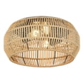 thumbnail image 1 of Golden Lighting Marlee 2-light Flush Mount in Matte Black, 1 of 10
