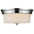 thumbnail image 1 of Golden Lighting 2118-FM-CH-OP Multi Family 3 Light Flush Mount with Opal Glass,C, 1 of 4