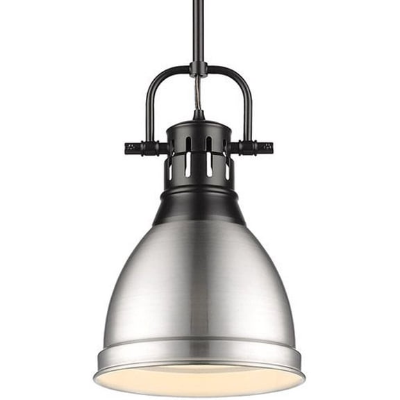 Golden Lighting - One Light Pendant - Duncan - 1 Light Small Pendant with Rod in