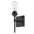 thumbnail image 1 of Golden Lighting Ormond 1-light Vanity in Matte Black, 1 of 5