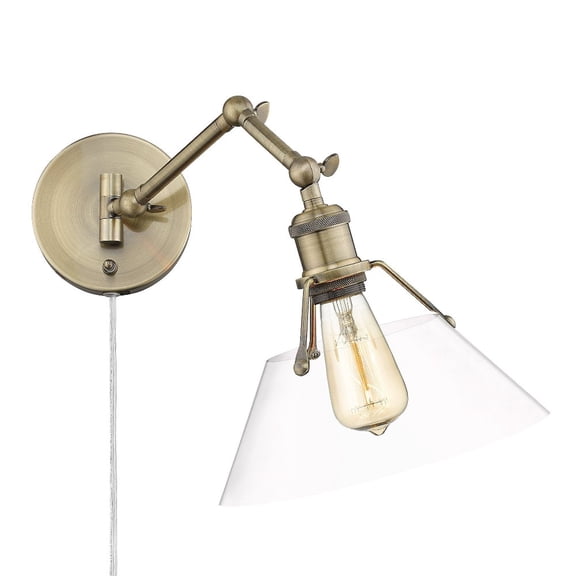 Golden Lighting - Orwell - 1 Light Articulating Wall Sconce in Transitional