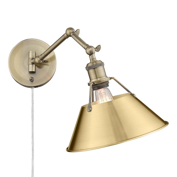 Golden Lighting - Orwell - 1 Light Articulating Wall Sconce in Transitional
