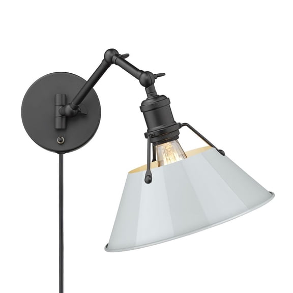 Golden Lighting - Orwell - 1 Light Articulating Wall Sconce in Transitional