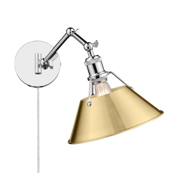 Golden Lighting - Orwell - 1 Light Articulating Wall Sconce in Transitional