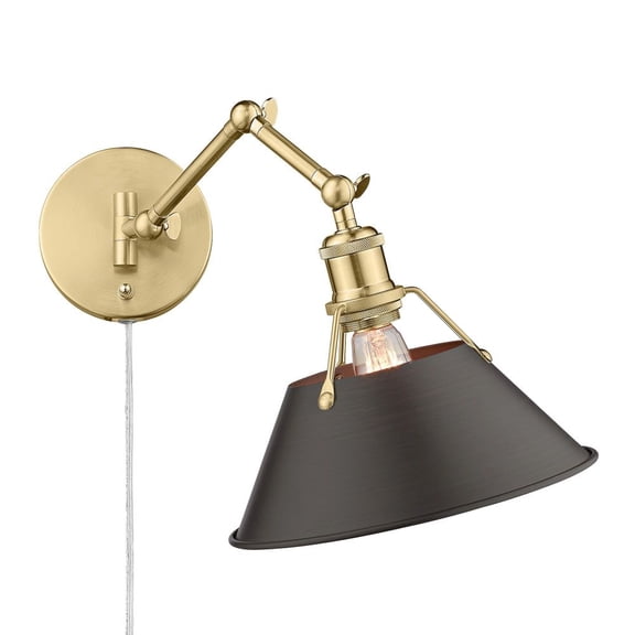 Golden Lighting - Orwell - 1 Light Articulating Wall Sconce in Transitional