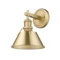 thumbnail image 1 of 3306-BA1 BCB-BCB Golden Lighting Orwell - 1 Light Bath Vanity-9.88 Inches Tall and 7.5 Inches Wide-Brushed Champagne Bronze Finish-Brushed Champagne, 1 of 3