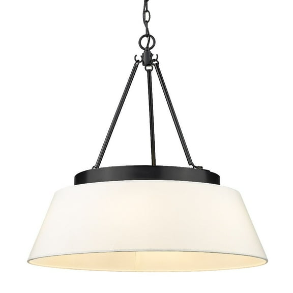 Golden Lighting Penn 6-light Chandelier in Matte Black