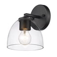thumbnail image 1 of Golden Lighting Roxie 1-light Wall Sconce in Matte Black, 1 of 7