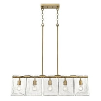 Golden Lighting Serenity 5-light Island Light in Modern Brass