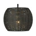 thumbnail image 1 of Golden Lighting Vail 1 Light Steel Metal Outdoor Wall Sconce in Natural Black, 1 of 4