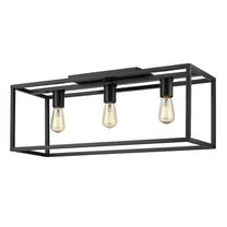 Golden Lighting Wesson Flush Mount - 26" in Matte Black