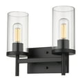 thumbnail image 1 of Golden Lighting Winslett 2-light Vanity in Matte Black, 1 of 4