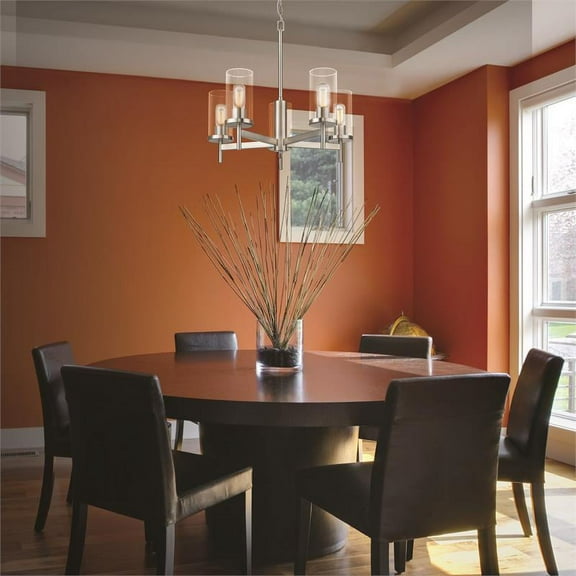 Golden Lighting Winslett 5-light Chandelier in Pewter