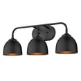 thumbnail image 1 of Yep by Golden Lighting Zoey 3-light Vanity in Matte Black, 1 of 19