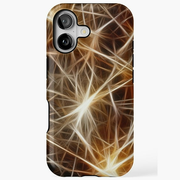 Golden Lights Night Display iPhone Case 17 through 11 Pro Max