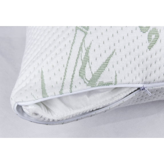 Golden Linens Zippered Bamboo Pillow Cover/ Protector/ Pillow Case -Stay Cool - Hotel Quality Hypoallergenic Fabric Full Body Size 20" X 54"