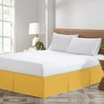 thumbnail image 1 of Golden Magic Bed Skirt Short - Queen Size - 9 Inch Drop Pleated Split Corners Bedskirts -Microfiber Box Pleated Bedskirts -Never Lift Your Mattress Wrap Around Bed Skirt - Classic Style Bed Skirt, 1 of 7