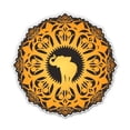 thumbnail image 1 of Golden Mandala with Elephant Yoga Zen - 7" Vinyl Sticker - For Car Laptop I-Pad - Waterproof Decal, 1 of 1