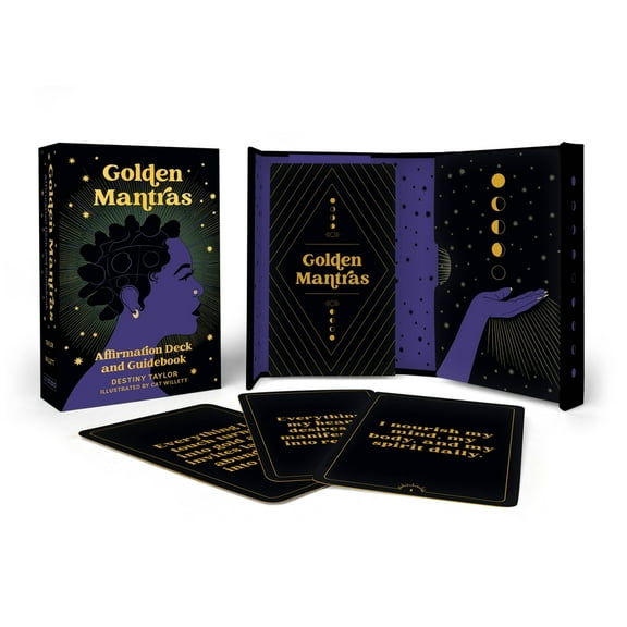 Golden Mantras : Affirmation Deck and Guidebook (Cards)