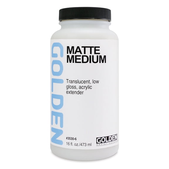 (Price/EA)Golden 0003530-6 Matte Medium 16 oz.