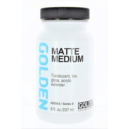 Golden Acrylic Medium - Matte, 8 oz jar