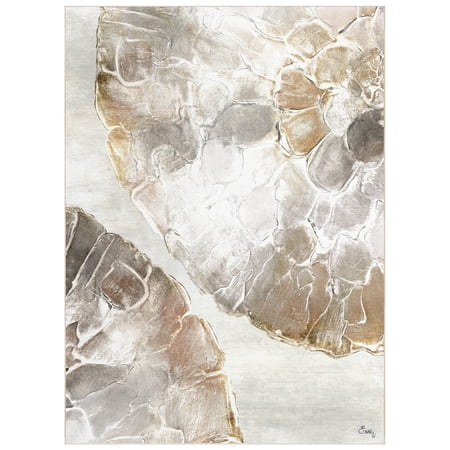 Golden Medallions II Washable Abstract Art Area Rug size 8'x10', Power-loomed, Heavenly Softness with Non-Slipping Backing