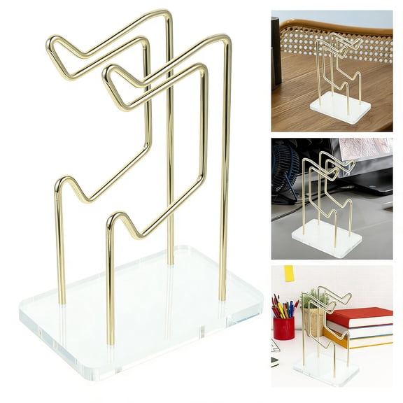 Alasum Golden Metal Controller Stand, and Space-Saving Design for Home and Office Use