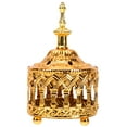 thumbnail image 1 of UPGRATOR Golden Incense Burner Metal Adults 1Pack 5.11X3.34X3.34in, 1 of 6
